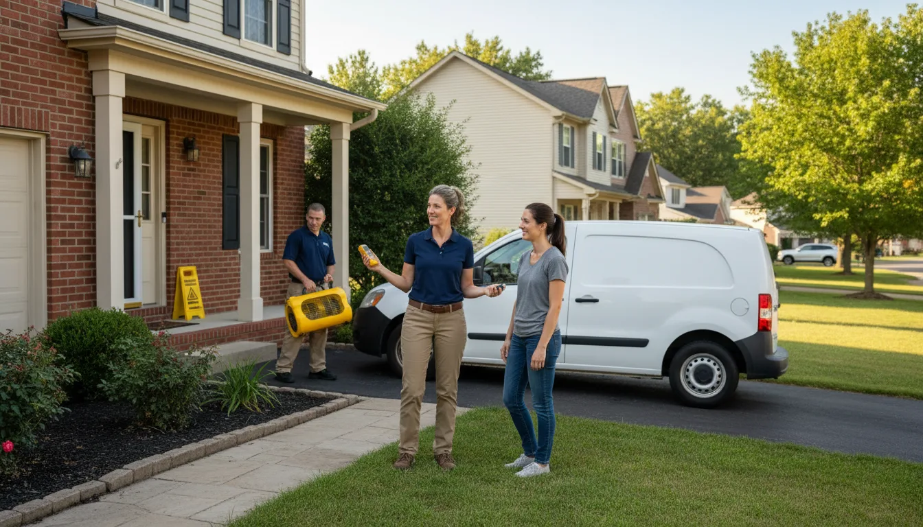 Water restoration image for Dehumidification And Cleanup Services in Fayetteville, NY